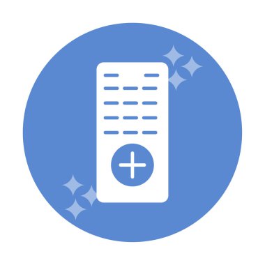 Uzaktan Denetim simgesi, vektör illüstrasyonu 