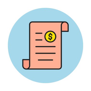 Bill simgesi, vektör çizimi 