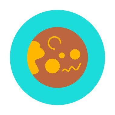 Gezegenler simgesi, vektör illüstrasyonu