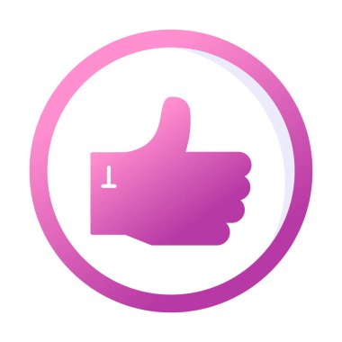 Gibi. Web simgesi basit illüstrasyon 