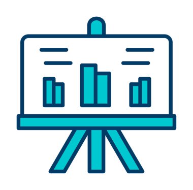 İnşaat planı simgesinin vektör illüstrasyonu               