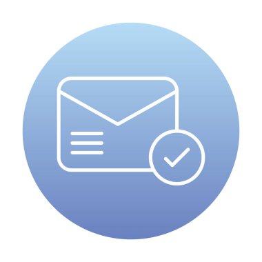 e- posta iletimi simge vektör illüstrasyonu