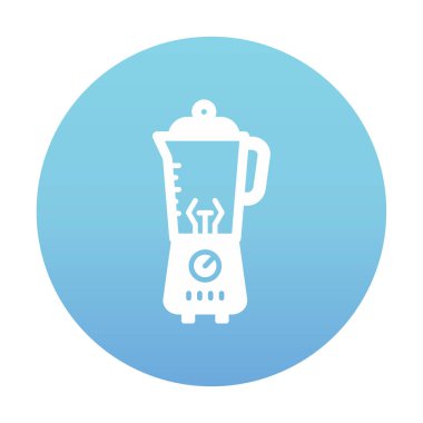 Fırın, yemek pişirme ve vektör illüstrasyonu için renkli karıştırıcı simgesi