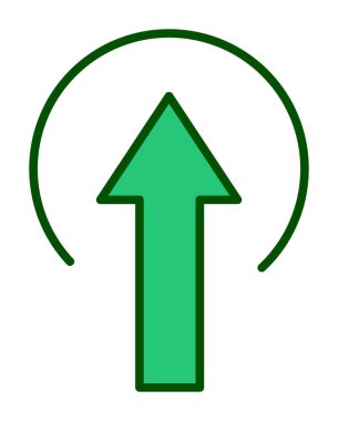 Simge işareti vektör çizim upload