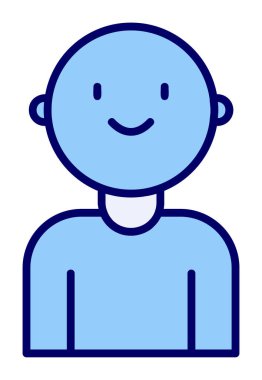 bebek oğlan simgesi, vektör illüstrasyonu