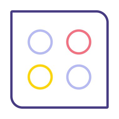 Menü web simgesi, vektör çizim