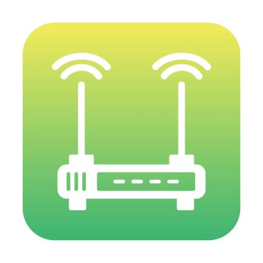 wifi sinyali, Router Aygıt vektör illüstrasyon tasarımı