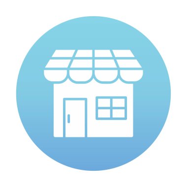 Dükkanı web simge vektör çizim