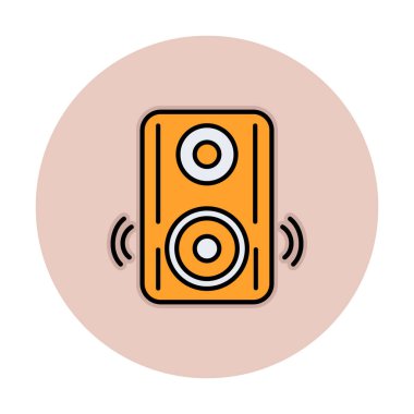 hoparlör simgesi, vektör illüstrasyonu basit tasarım