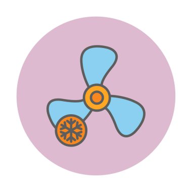 Fan vektör simgesinin gösterimi