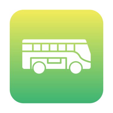 bus simgesi tasarım logo şablonu