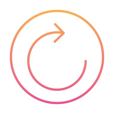 Web simgesi vektör illüstrasyonunu tazele                      