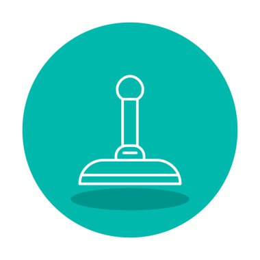 Lastik Damga Web simgesi vektör illüstrasyonu