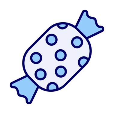 Şeker Web ikonu vektör illüstrasyonu