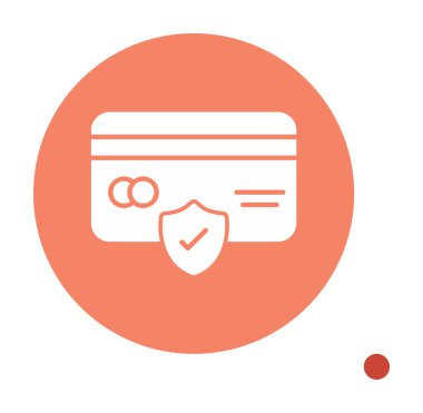 Basit ödeme finans simgesi, vektör illüstrasyonu