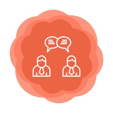 Kullanıcılar iletişim konsepti vektör illüstrasyonunu sohbet