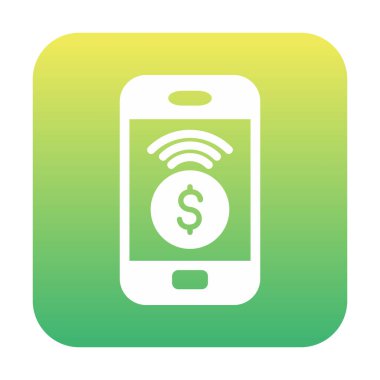 Online Payment web icon isolated on white background