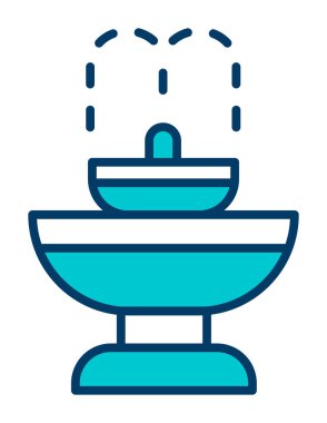 fıskiye ikonu vektör illüstrasyonu