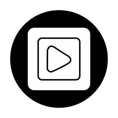 Oynatma düğmesi vektör çizimi