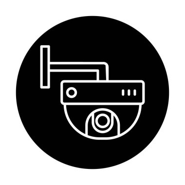 Gözetleme. Web simgesi basit illüstrasyon