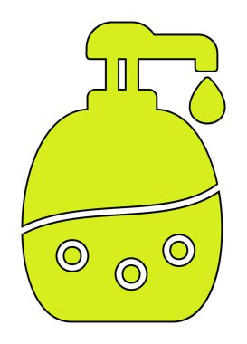 Bebek Şampuan ikonu vektör illüstrasyonu