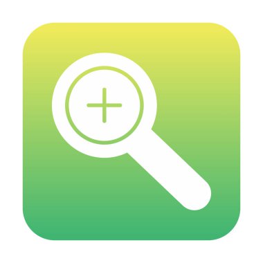 yakınlaştırma simgesi, vektör illüstrasyonu basit tasarım