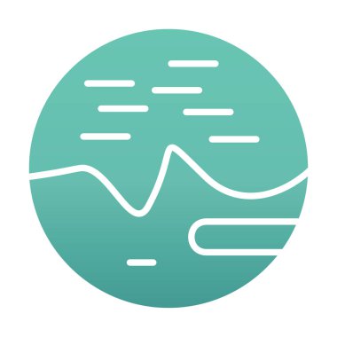 Gezegenler simgesi, vektör illüstrasyonu