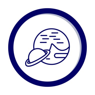 UFO simgesi vektör illüstrasyonu