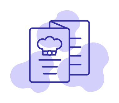 Menü web simgesi, vektör çizim