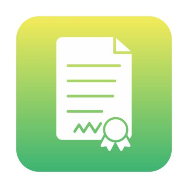 Beyaz arkaplanda diploma vektör illüstrasyonu