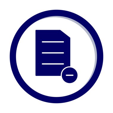 Substraction düz simge, vektör illüstrasyonu 