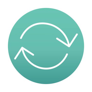 Web simgesi vektör illüstrasyonunu tazele                      