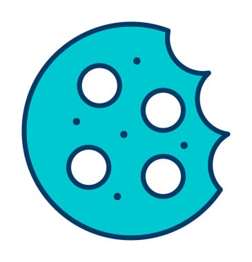 tatlı kurabiye izole vektör illüstrasyonu