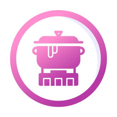 Basit düz yıldız ikon vektör çizimi