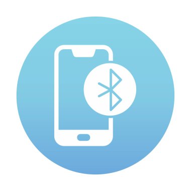 Bluetooth simgesi vektör çizim