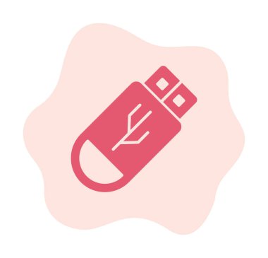 Web için usb flash simgesi.