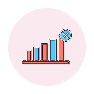 Sinyal ağ simgesi, vektör illüstrasyonu