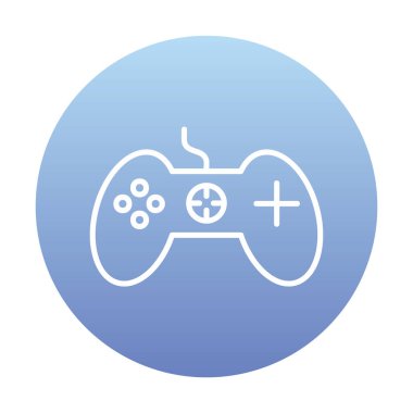 joystick modern simge vektör çizimi