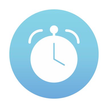 Saat, zamanlayıcı simgesi vektör çizimi 