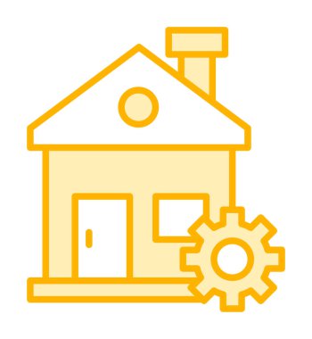 Ev onarım simge vektör çizim