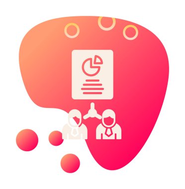 Work Distribution web icon, vector illustration 