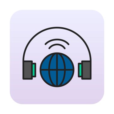 genel destek simgesi vektör illüstrasyonu