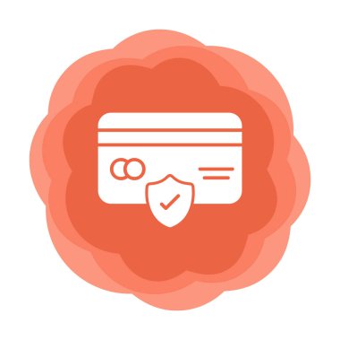 Basit ödeme finans simgesi, vektör illüstrasyonu