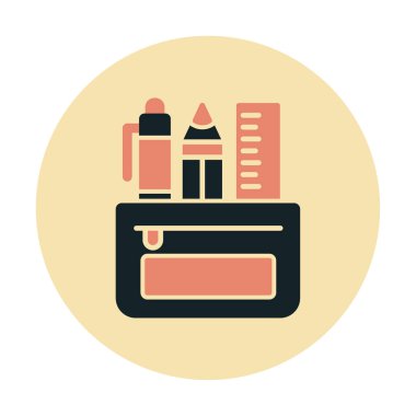 Kalem Durumu simgesi, vektör illüstrasyonu  