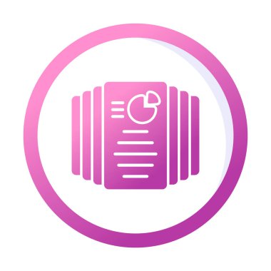 Görev Listesi web simgesi, vektör illüstrasyonu