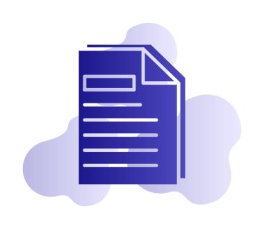 Dosya simgesi vektör illüstrasyon grafik tasarımı