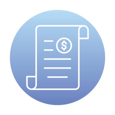 Bill simgesi, vektör çizimi 