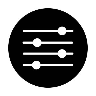 Ayar web simge vektör çizim