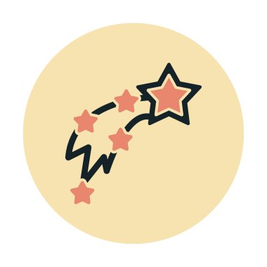 Arkaplanda izole edilmiş yıldız simgesi vektörü