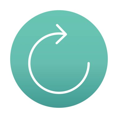 Web simgesi vektör illüstrasyonunu tazele                      